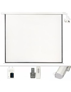 PANTALLA PROYECCION MOTORIZADA 2.40 X 2.40MTR CROMAD 2