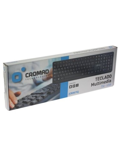 TECLADO MULTIMEDIA T50 USB CROMAD