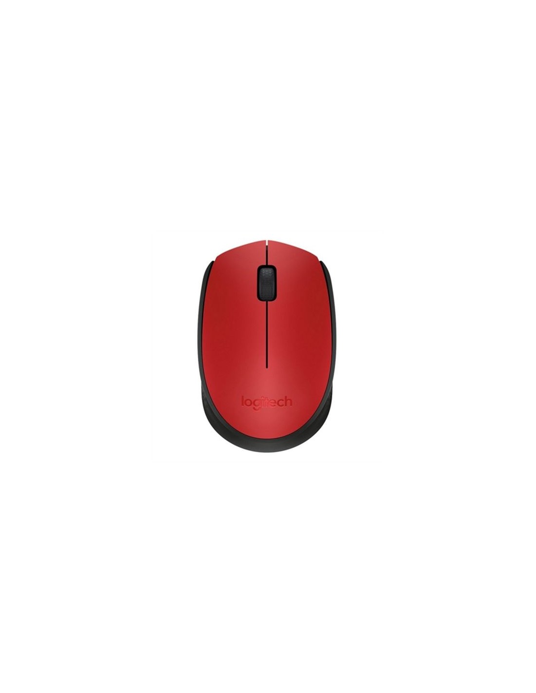 RATON LOGITECH INALAMBRICO M171 1000DPI ROJO
