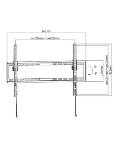 SOPORTE TV LED ULTRA SLIM 37\"-80\" CROMAD 2