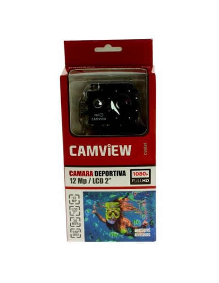 CAMARA DEPORTIVA FULL HD 1080P 12MPX | LCD 2\" | CAMVIEW