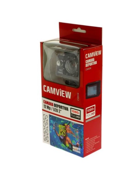 CAMARA DEPORTIVA FULL HD 1080P 12MPX | LCD 2\" | CAMVIEW