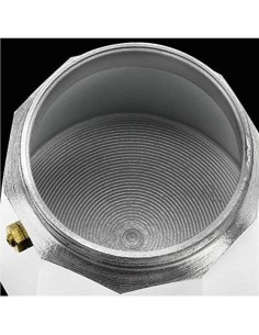 CAFETERA VITRO EXPRES 6 TAZAS ALUMINIO ANTIADHERENTE CALDERIN SIN CANTOS 2