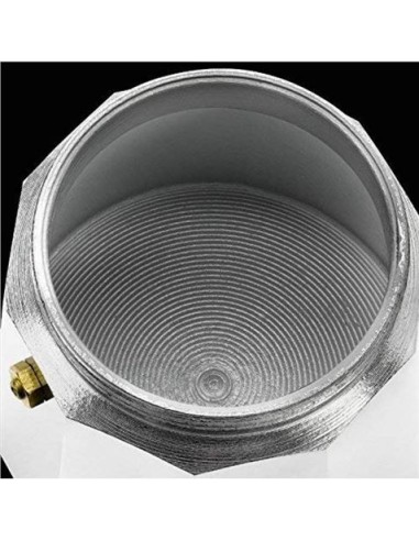 CAFETERA VITRO EXPRES 3 TAZAS ALUMINIO ANTIADHERENTE CALDERIN SIN CANTOS