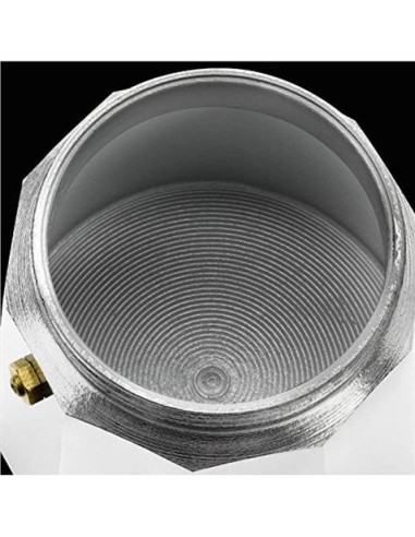 CAFETERA VITRO EXPRES 1 TAZA ALUMINIO ANTIADHERENTE CALDERIN SIN CANTOS