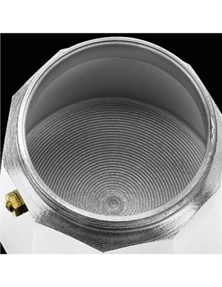 CAFETERA VITRO EXPRES 1 TAZA ALUMINIO ANTIADHERENTE CALDERIN SIN CANTOS