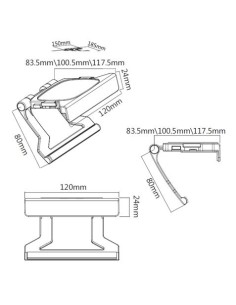 SOPORTE TV PARA MINI PC CROMAD 2