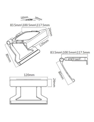 SOPORTE TV PARA MINI PC CROMAD