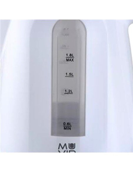 HERVIDOR DE AGUA 1.8 LITROS 2200W MUVIP