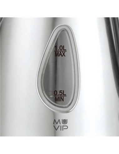 HERVIDOR DE AGUA INOX 1 LITRO 2200W MUVIP