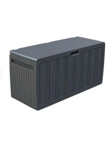 BAUL RESINA GRIS 270LITROS 117X45.5X57CM