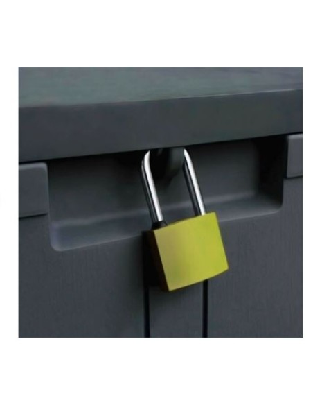 BAUL RESINA GRIS 270LITROS 117X45.5X57CM