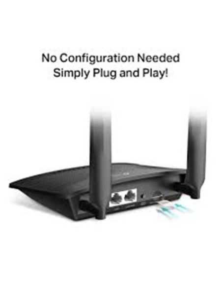 ROUTER WIFI MOVIL 4G LTE TP-LINK MR100 300MB | 2,4GHZ | ANTENAS | ETHERNET