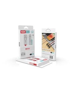 CABLE NBQ166 CARGA RAPIDA USB - LIGHTNING | 5A | 1 METRO | ROJO XO 2