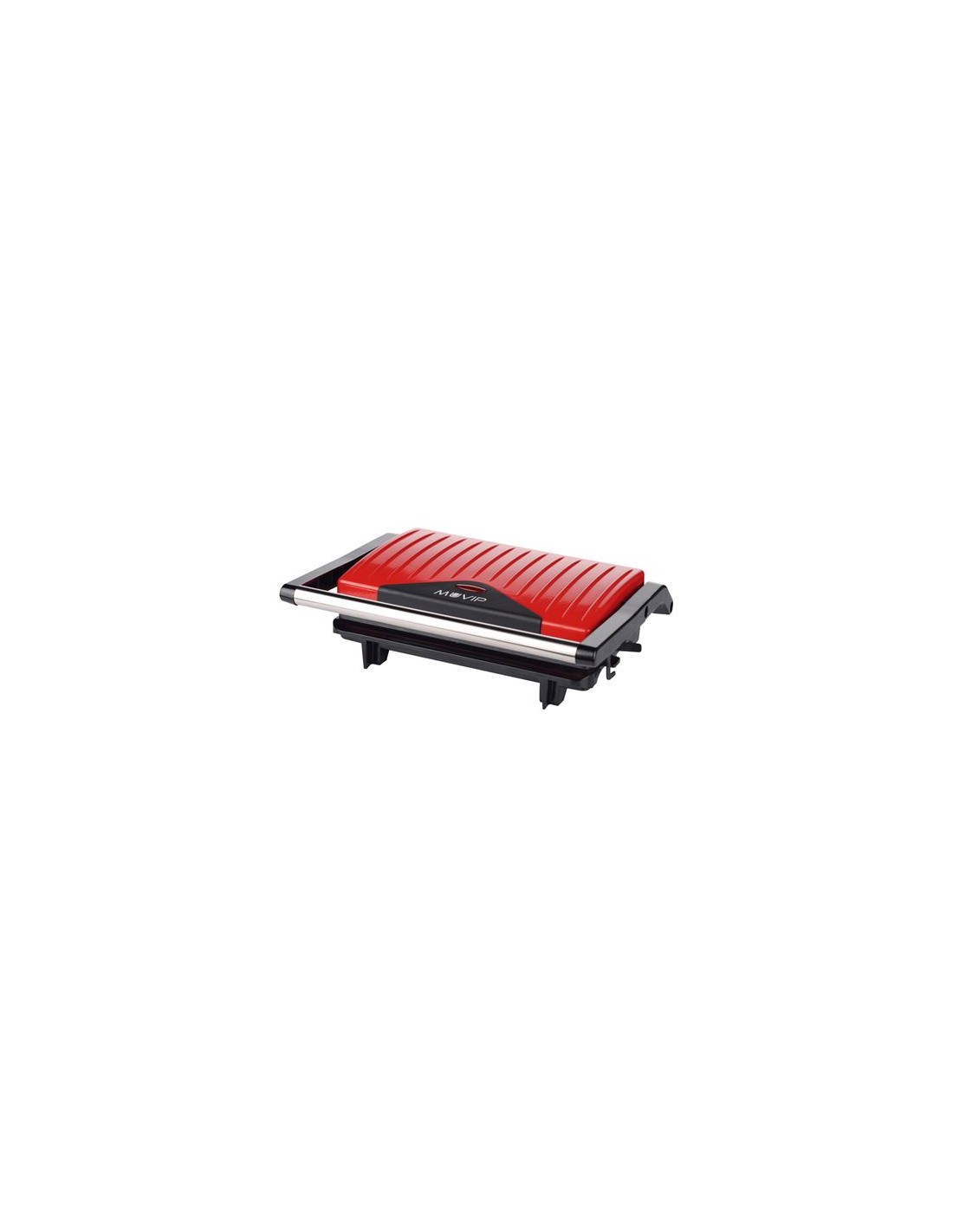 SANDWICHERA INOX PLACA LISA 750W ROJA MUVIP