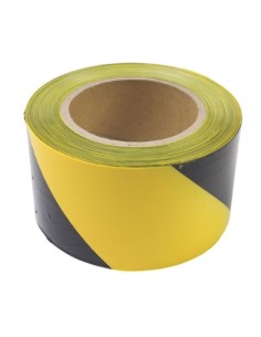 CINTA DE SEÑALIZACION NEGRO-AMARILLO 250Mtrs.X7Cm. MADER 2