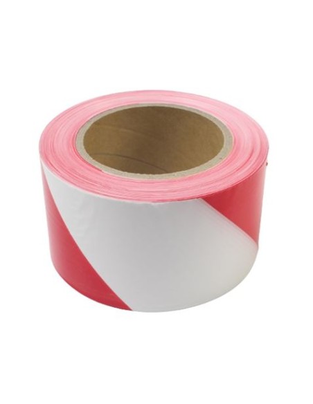 CINTA DE SEÑALIZACION ROJO-BLANCO 250Mtrs.X7Cm. MADER