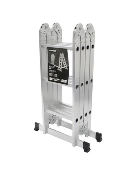 ESCALERA ALUMINIO ARTICULADA 3X4 MADER