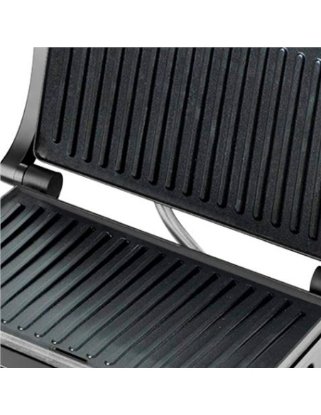 SANDWICHERA INOX GRILL 1500W TEMPERATURA REGULABLE MUVIP