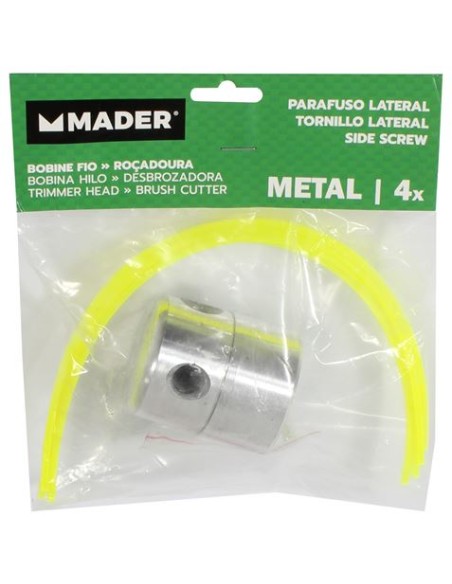 CABEZAL ALUMINIO DESBROZADORA 4X3 MM MADER