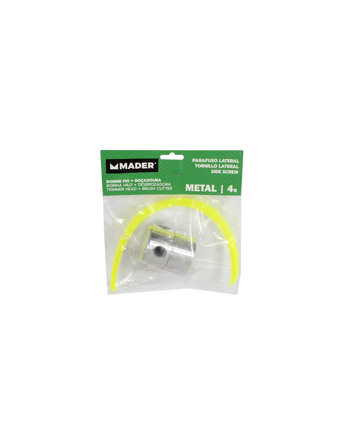 CABEZAL ALUMINIO DESBROZADORA 4X3 MM MADER