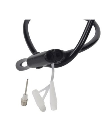 INFLADOR DE PIE DOBLE CON MANOMETRO 130 PSI MADER