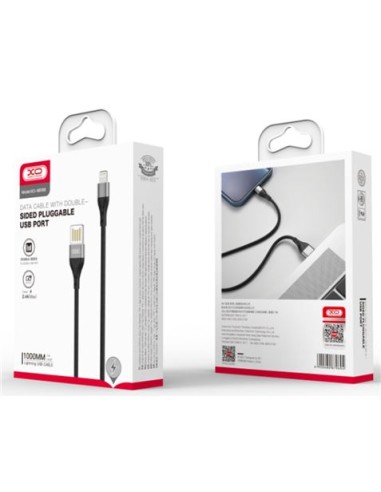 CABLE NB188 CARGA RAPIDA SLIM USB - MICRO USB | 2.4A | 1 METRO XO