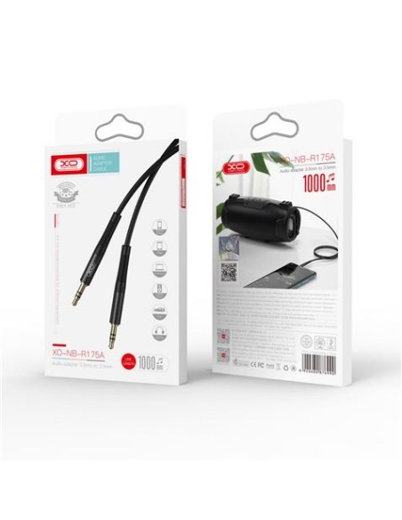 CABLE NBR175B AUDIO MINI JACK - MINI JACK SERIE PRO ALUMINIO 2 METROS XO