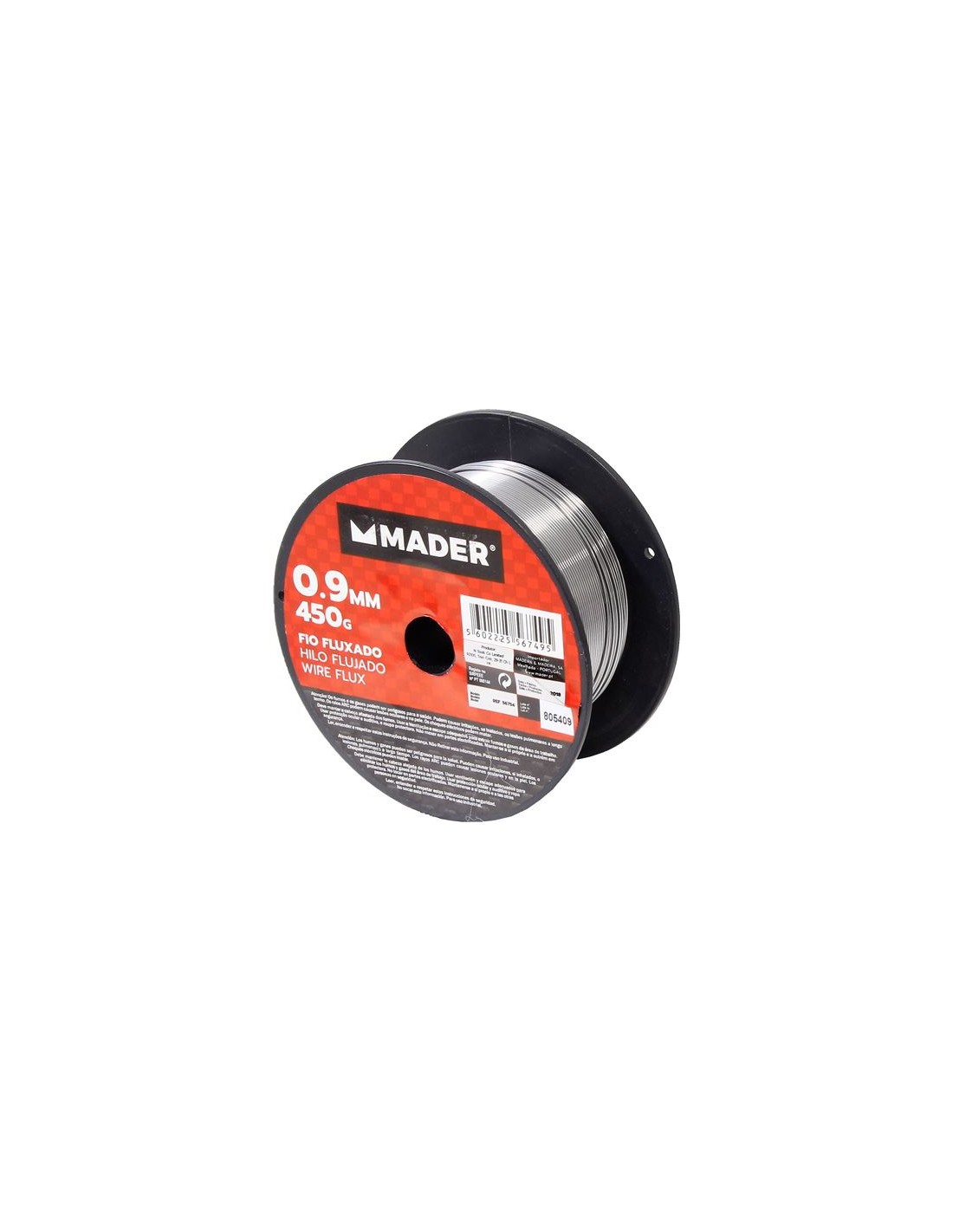 HILO SOLDAR FLUX 0.9MM 450 GR MADER