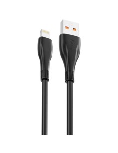 CABLE NB185 CARGA RAPIDA USB - LIGHTNING | 6A | 1 METRO | NEGRO XO 2