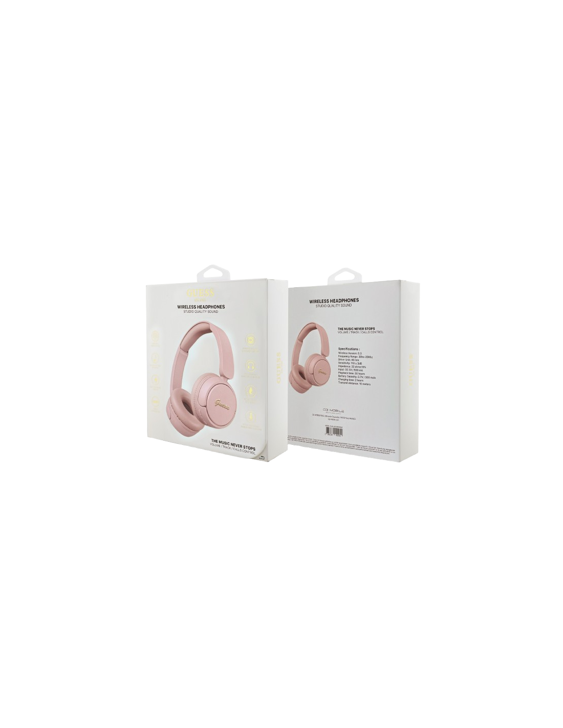 GUESS AURICULAR BLUETOOTH SCRIPT ROSA