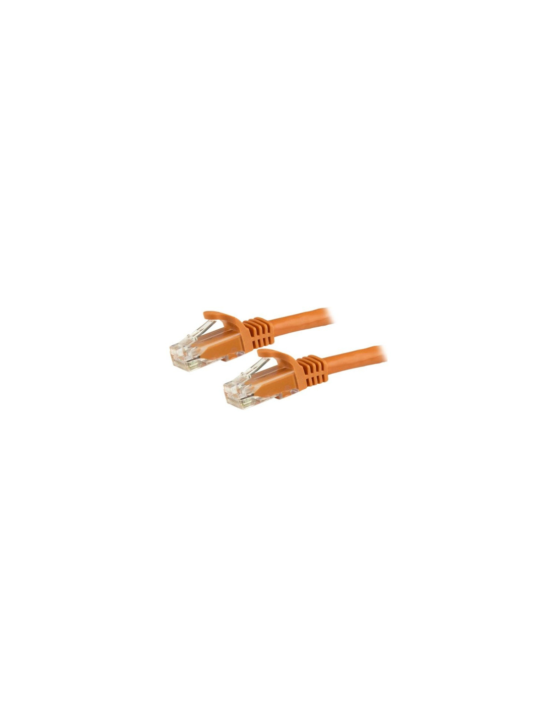 StarTech.com Cable de 1m Naranja de Red Gigabit Cat6 Ethernet RJ45 sin Enganche - Snagless - N6PATC1MOR