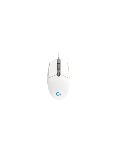 Logitech G G102 Raton gaming USB tipo-A 8000dpi blanco 910-005824
