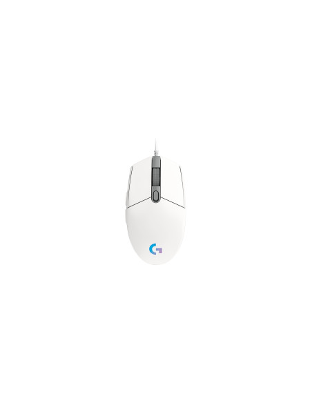 Logitech G G102 Raton gaming USB tipo-A 8000dpi blanco 910-005824