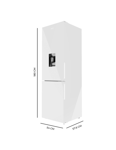 Bolero CoolMarket Combi 250 WD White Glass D