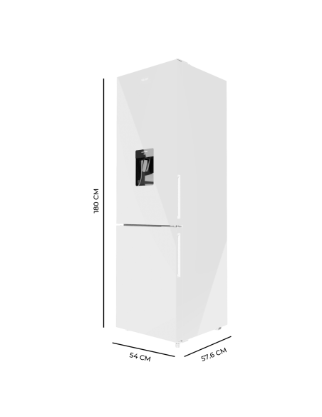 Bolero CoolMarket Combi 250 WD White Glass D