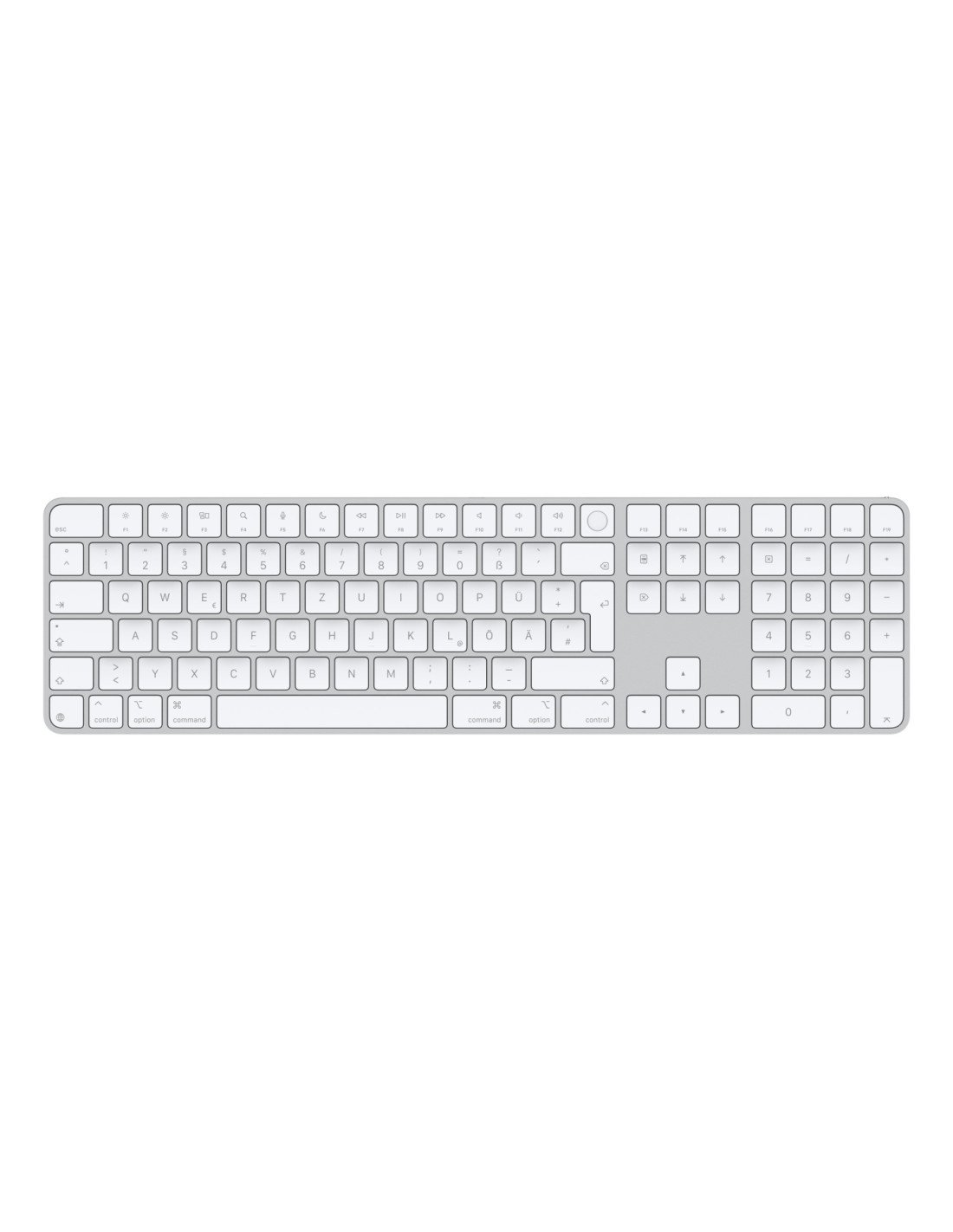 Apple Magic teclado Universal USB + Bluetooth QWERTZ AlemÃ¡n Blanco