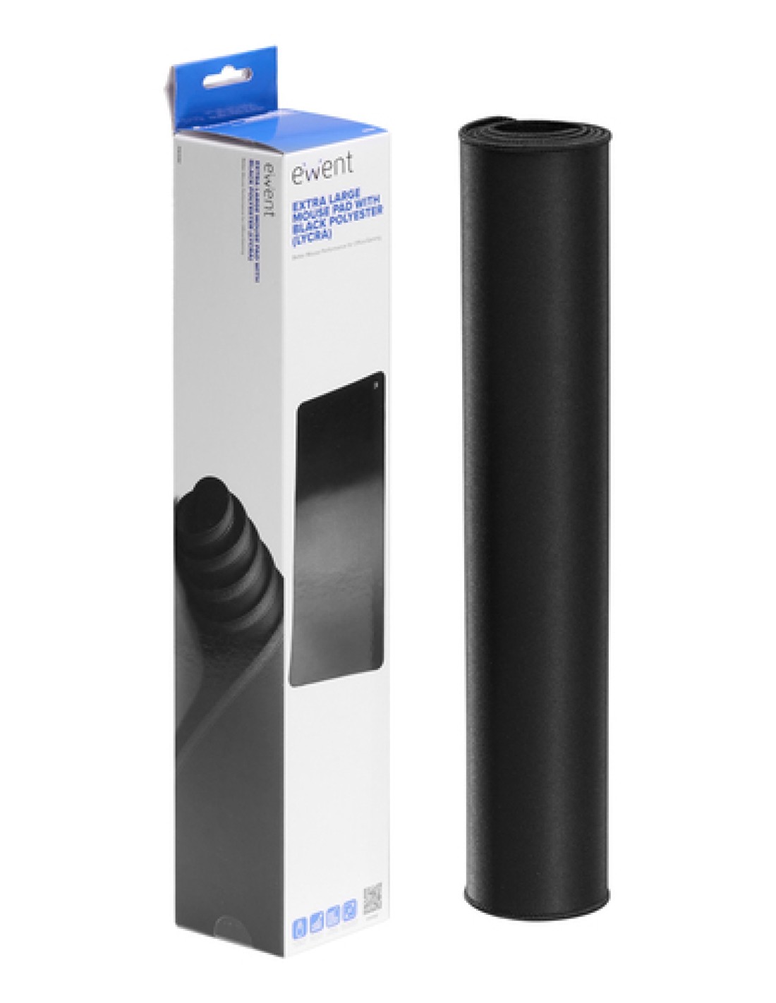 Ewent EW3182 alfombrilla para ratón Alfombrilla de ratón para juegos Negro