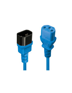 Lindy 30470 cable de transmisión Azul 0,5 m C14 acoplador C13