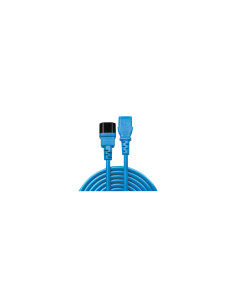 Lindy 30470 cable de transmisión Azul 0,5 m C14 acoplador C13 2