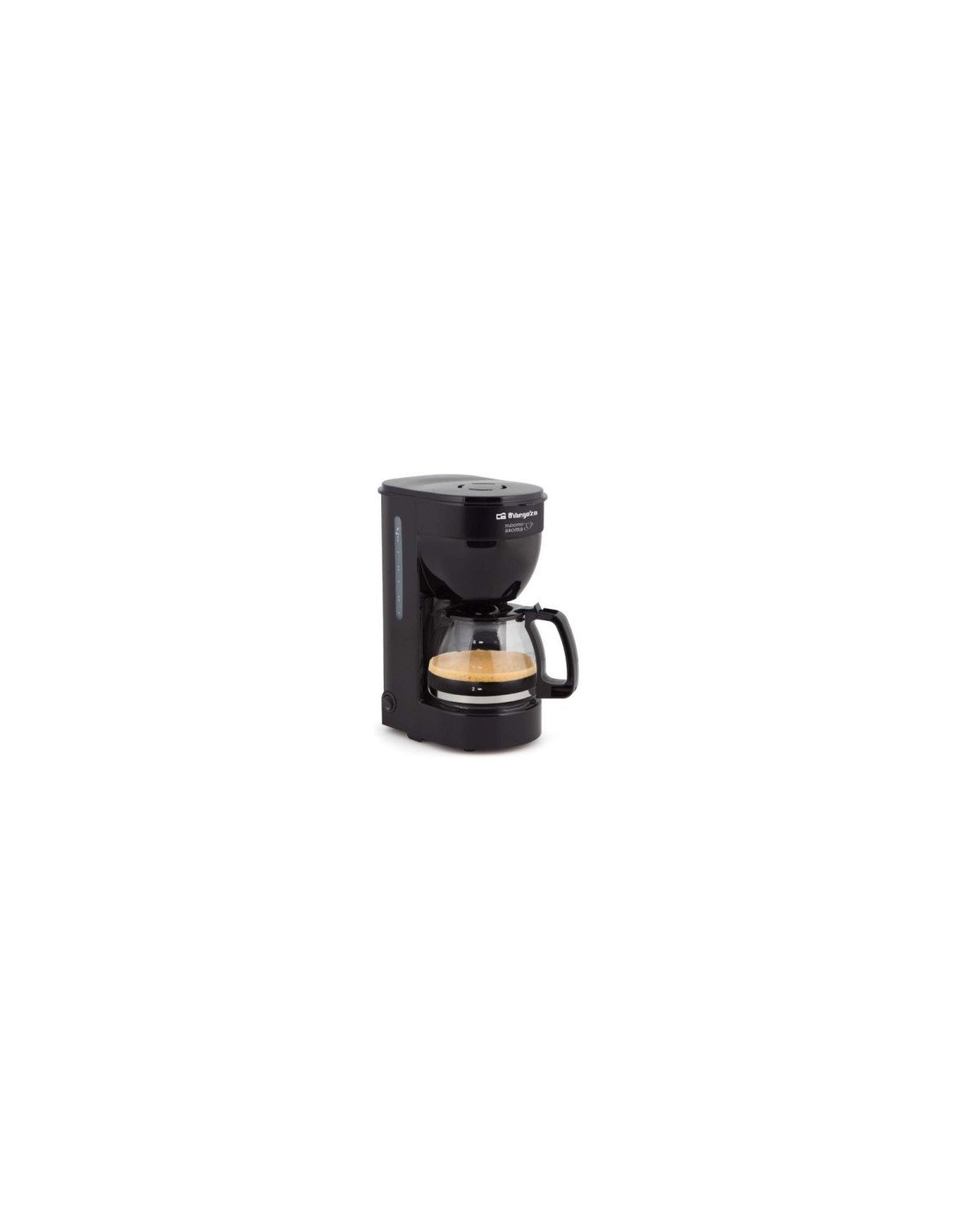 CAFETERA DE GOTEO ORBEGOZO CG 4014 650W 6 TAZAS FILTRO PERMANENTE EXTRAIBLE PLACA CALORIFICA ANTI-ADHERENTE JARRA CRISTAL CON TA