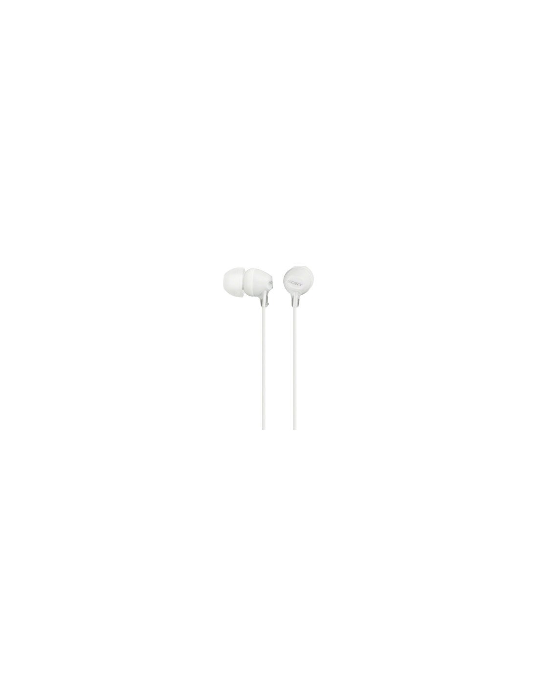 AURICULARES BOTON SONY MDR-EX15AP BLANCOS MDREX15APW