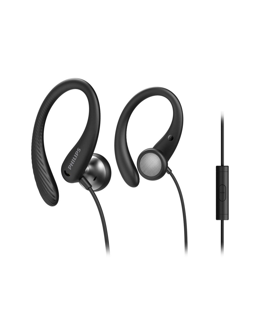 Philips TAA1105BK/00 auricular y casco Auriculares AlÃ¡mbrico gancho de oreja, Dentro de oÃÂ­do Deportes Negro