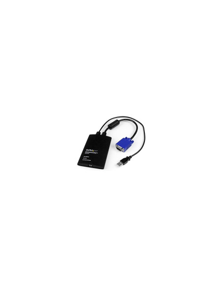 StarTech.com Adaptador Crash Cart USB con Transferencia de Ficheros y Captura de VÍ­deo - negro