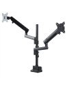 StarTech.com Brazo de Soporte para Dos Monitores - Base Soporte de Movimiento Articulado y Altura Ajustable para 2 Monitores VES