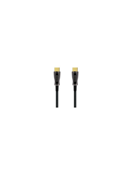 Aisens Cable hdmi tipo-a estandar macho a macho V2.1 AOC ultra alta velocidad 50m negro