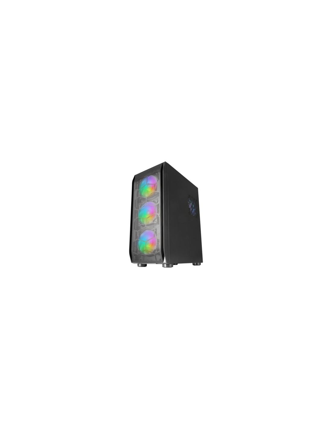 Mars Gaming MC-KX Negro Torre Gaming Premium E-ATX Sistema CPU FREEZER 5 Ventiladores ARGB Ultra-silenciosos Controladora ARGB y