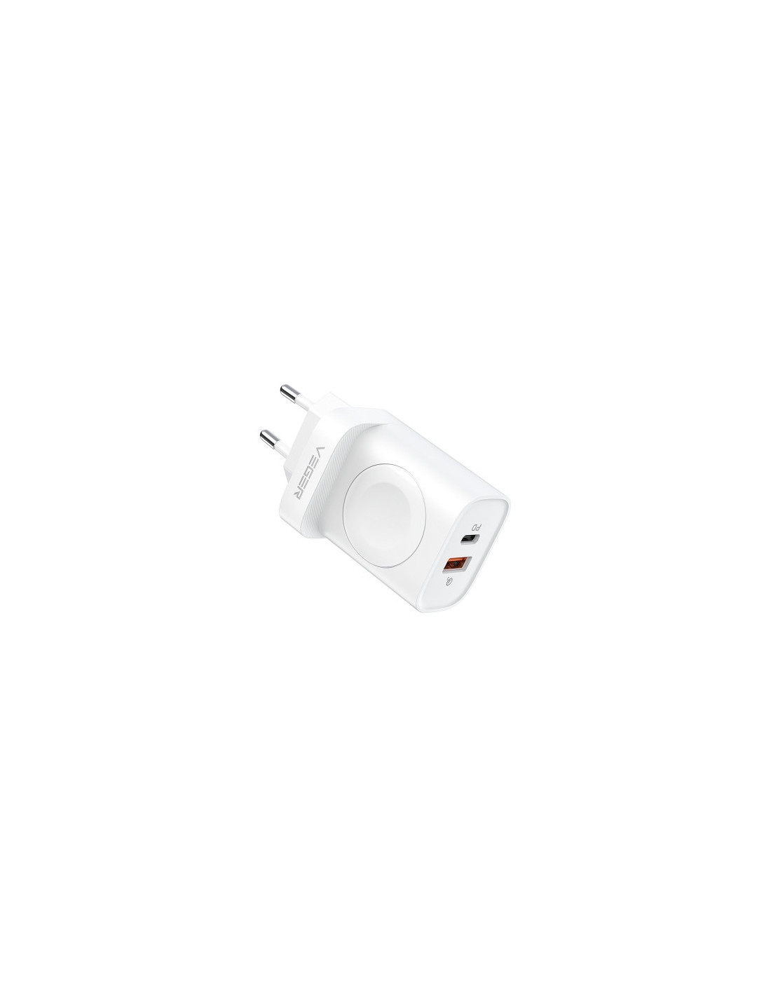 CARGADOR USB + TIPO C + CARGA TU APPLE WATCH PD20W