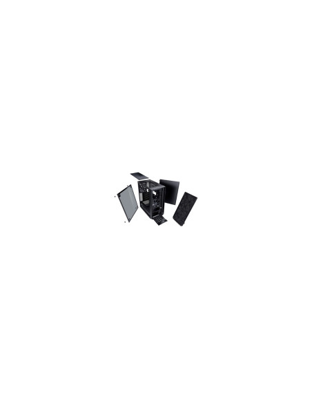 CAJA MEDIATORRE FRACTAL MESHIFY C BLACKOUT VENTANA CRISTAL TEMPLADO NEGRA FD-CA-MESH-C-BKO-TG