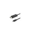 StarTech.com 2m - Cable USB-C a DisplayPort 1.2 - Bidireccional negro